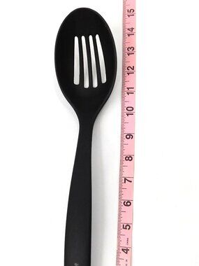 Vintage Kitchenaid Black Nylon Slotted Serving Spoon Kitchen Utensil 15"